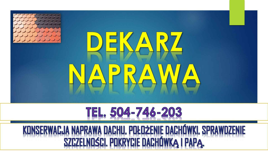 Cennik usługi dekarza, położenie dachówki i uszczelnienie przecieku Psie Pole - zdjęcie 3