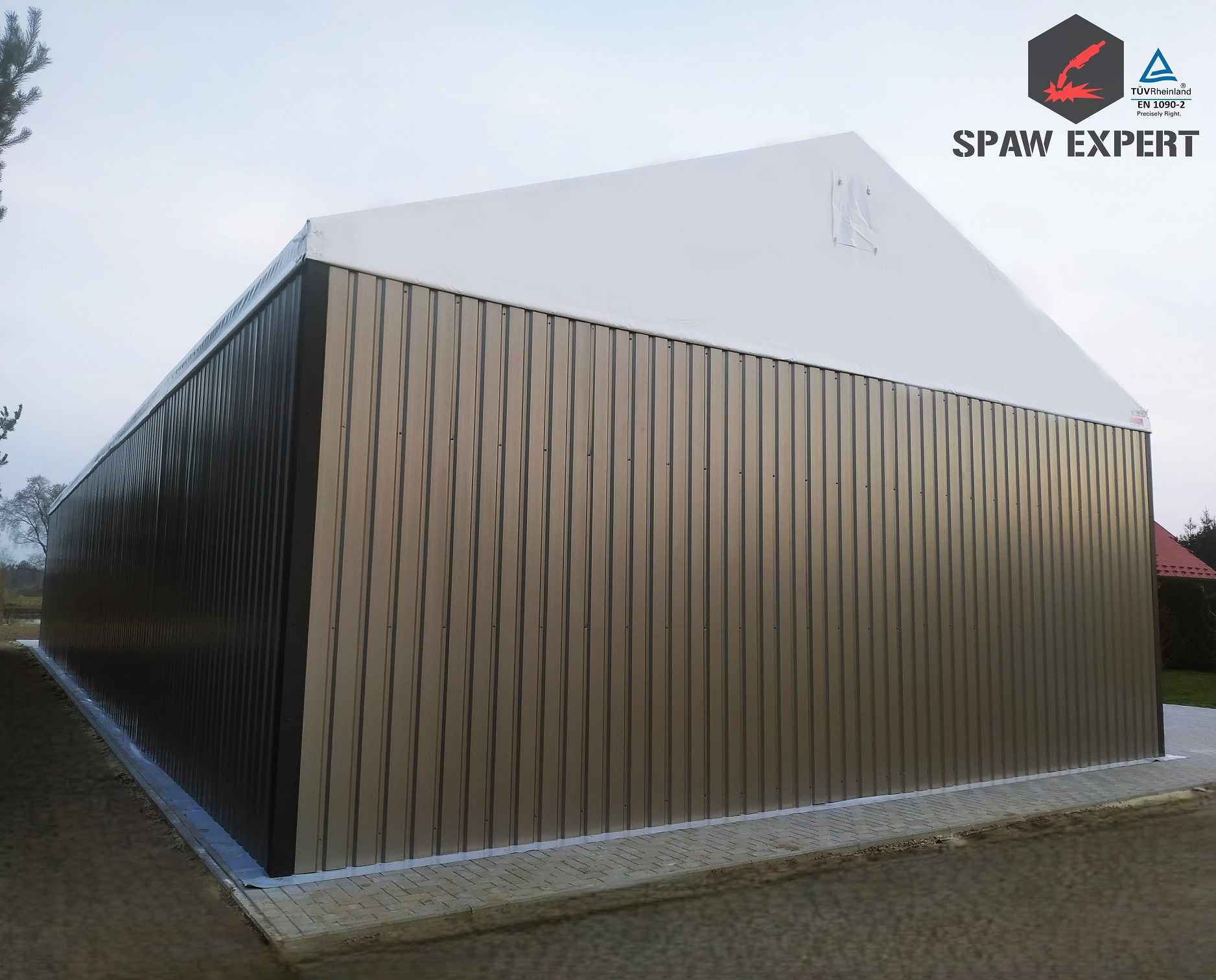 Hala namiotowa 10x20x4m solidna stalowa, cena NETTO! Górna - zdjęcie 3