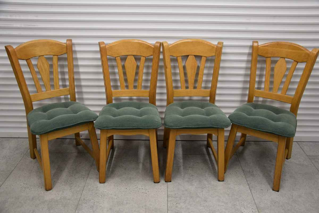 krzesła dębowe 4 sztuki - jak nowe Olsztyn - zdjęcie 1