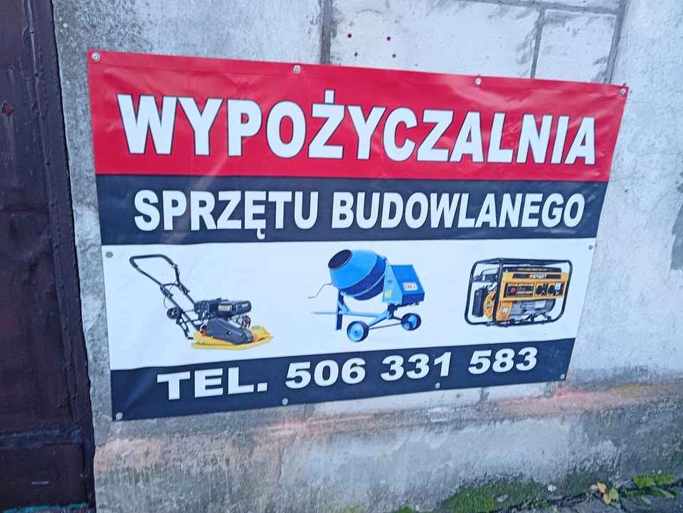 Wypożyczę maszyny ogrodnicze i budowlane Płock - zdjęcie 1