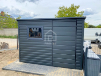 Schowek - Domek Ogrodowy 2,5x2m  - Drzwi okno - dach spad w tył PLG140 Chodzież - zdjęcie 2