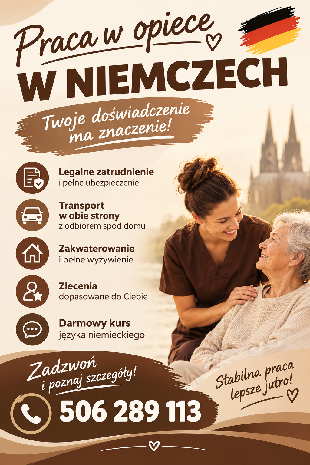 Opiekunka seniora w Niemczech – sprawdź możliwości wyjazdu Komorniki - zdjęcie 1