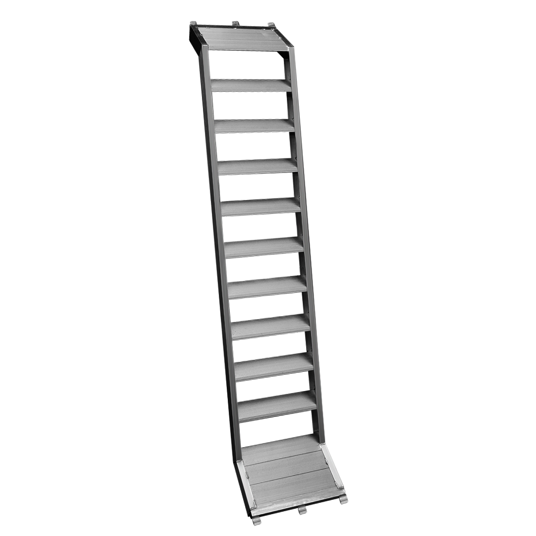 Schody aluminiowe do rusztowania L73 2,57m Bałuty - zdjęcie 2