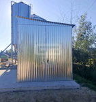 Garaż blaszany 3x12m - brama dwuskrzydłowa drzwi okno ocynk dach GB158 Jarocin - zdjęcie 4