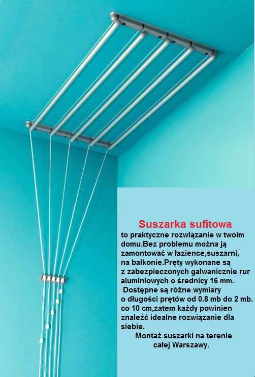 Monter suszarki sufitowej do suszenia prania. Włochy - zdjęcie 1