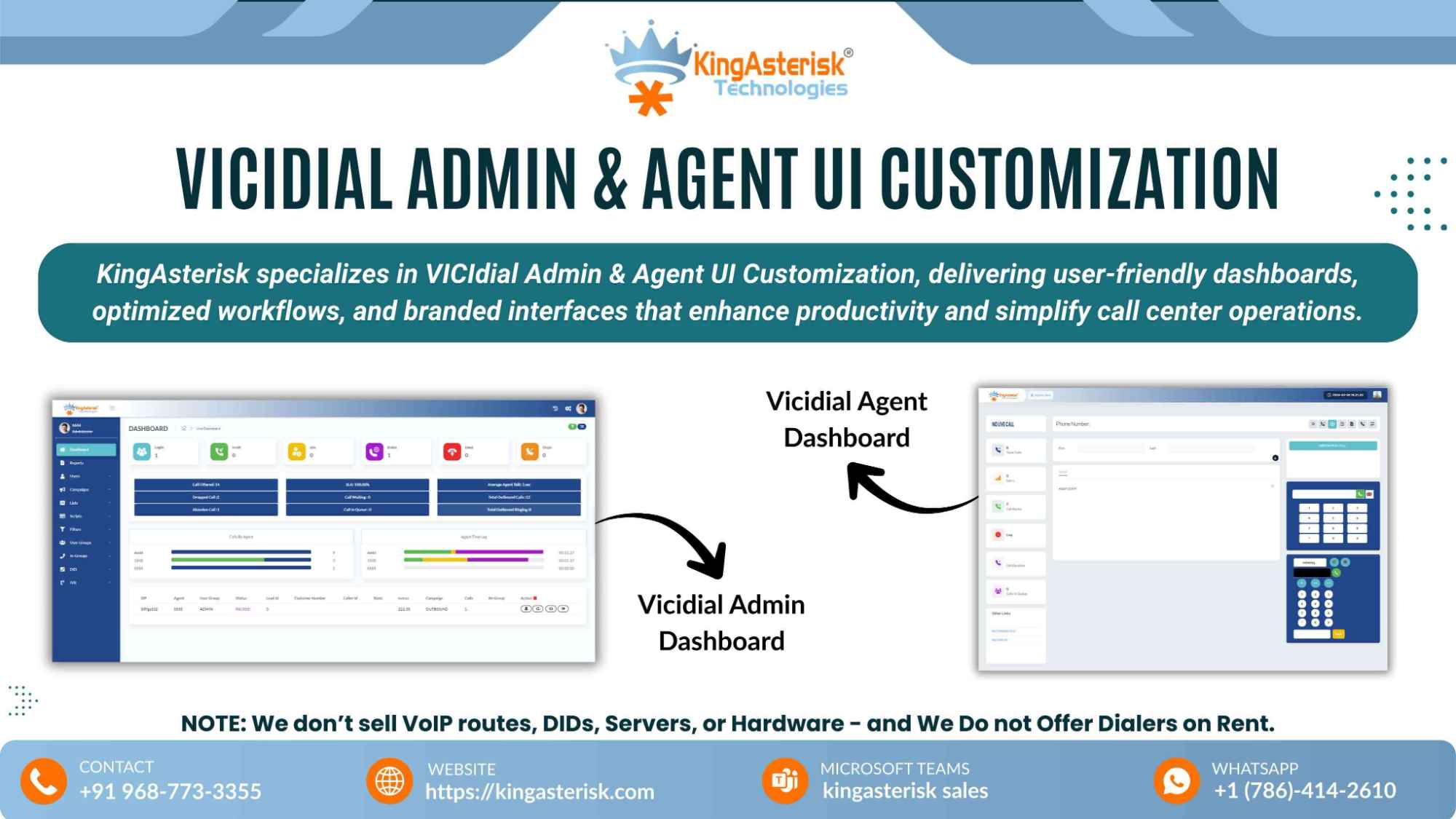 VICIdial Admin And Agent UI Customization Śródmieście - zdjęcie 1