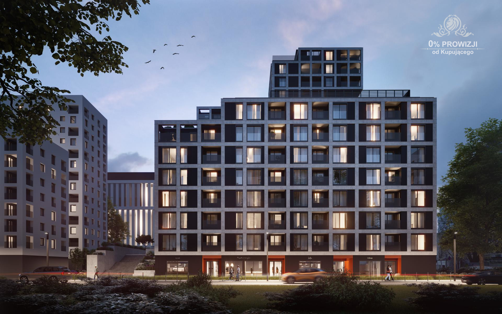 Dwupokojowe mieszkanie 44,13m2 tuż obok Sky Tower, Powstańców Śląskich Wrocław - zdjęcie 8