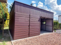 Hala Garaż blaszany 6x6 - 2x Brama - okno dach ST108 Białystok - zdjęcie 5