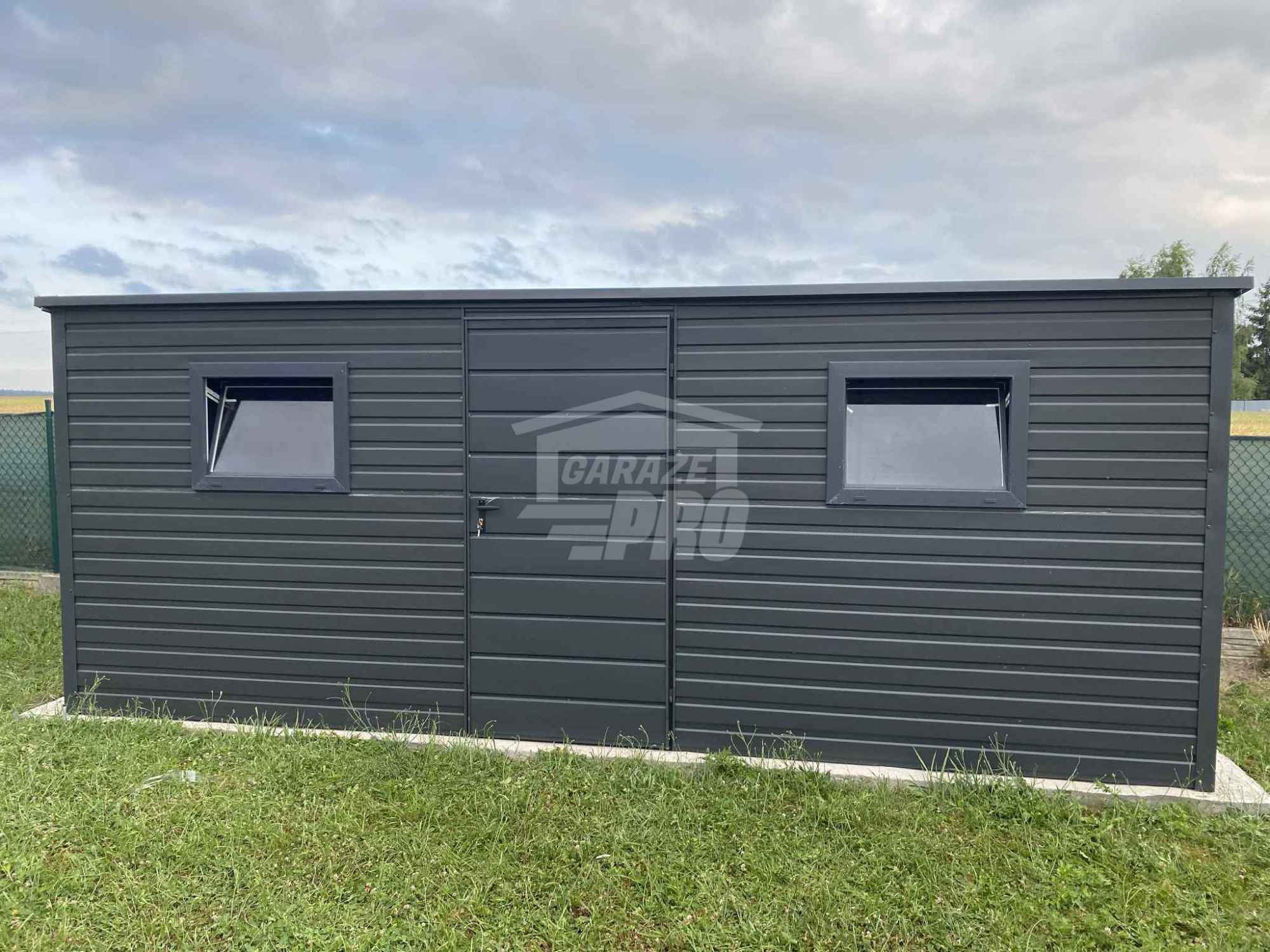 Schowek - Domek Ogrodowy 5,5x2m - drzwi - 2x okno  - dach  GP668 Koszalin - zdjęcie 3