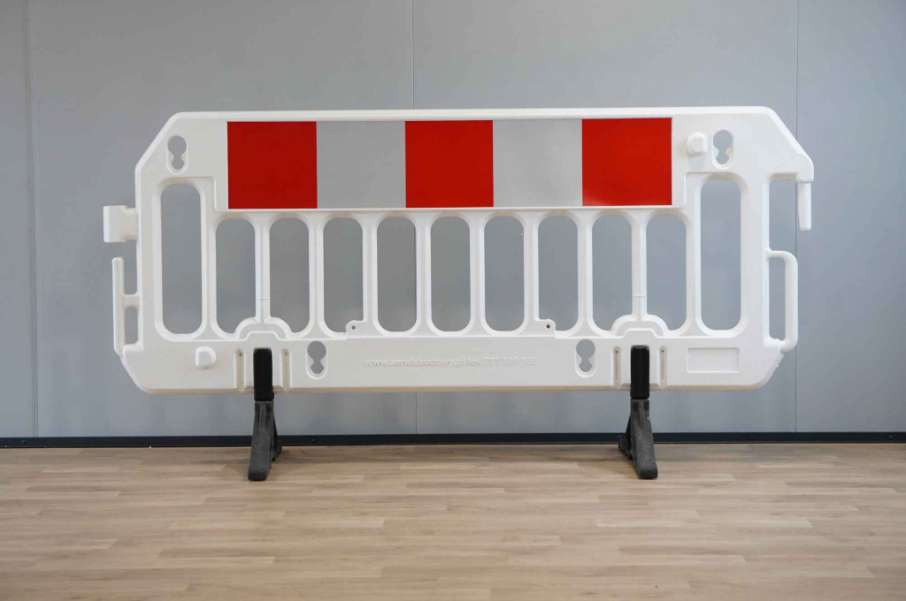 Barierka oddzielająca PCV biała U20A Bałuty - zdjęcie 6