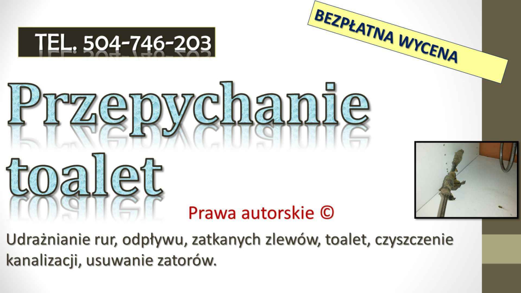 Przepychanie toalet, t504-746-203, Wrocław, udrażnianie rur, hydraulik Psie Pole - zdjęcie 5