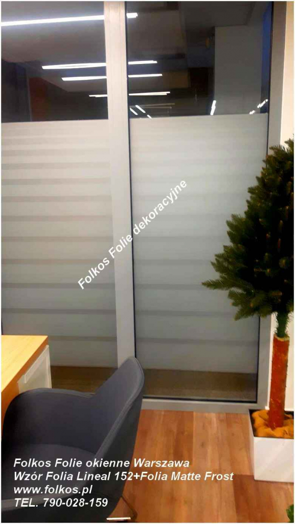 OKlejanie drzwi Warszawa -Folkos folie matowe i dekoracyjne Folkos Mokotów - zdjęcie 6