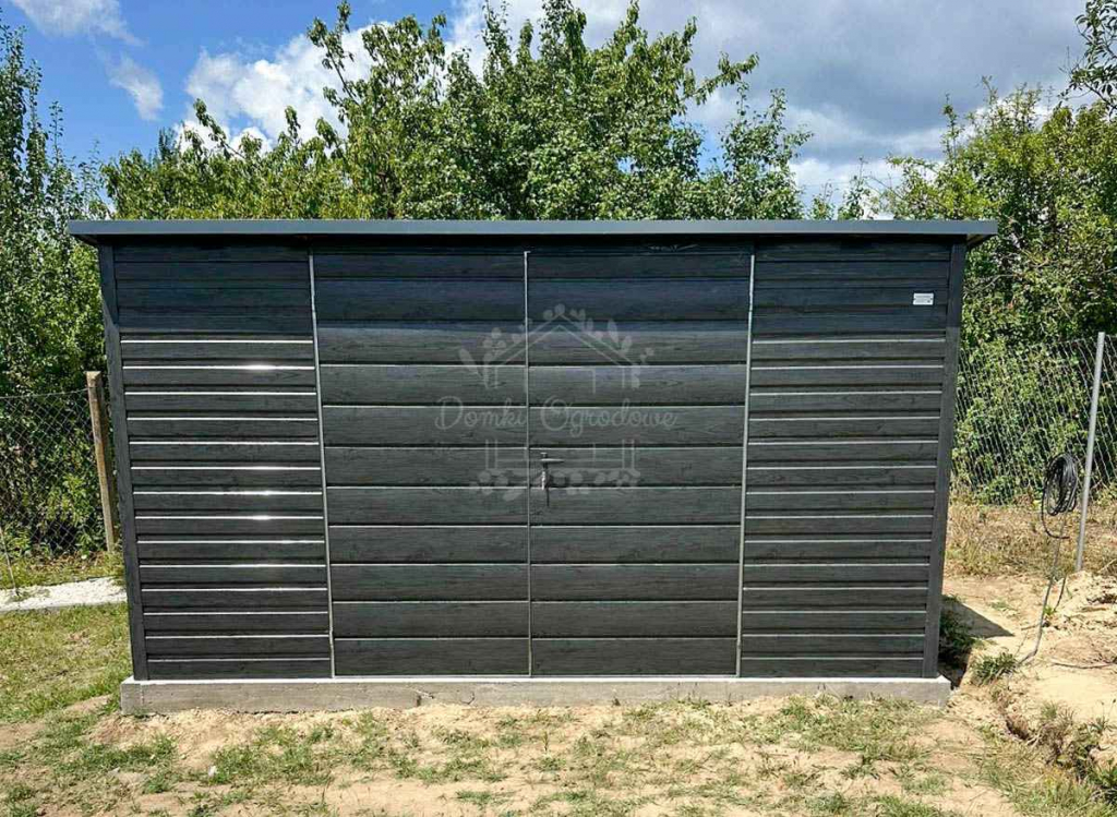 Schowek - domek ogrodowy 4x3mbrama dwuskrzydłowa  drewnopodobny ID1056 Legnica - zdjęcie 4