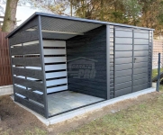 Schowek - domek ogrodowy 2,5x2 m + wiata 2x2m brama dach GP728 Łańcut - zdjęcie 4