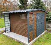 Schowek domek ogrodowy 2x3 wiata  Brama blachodachówka dach ST102 Opole - zdjęcie 4