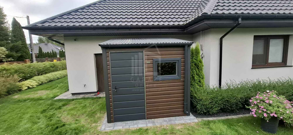 Schowek domek ogrodowy 2,5x2,5m drzwi okno dach rynny ID1128 Tczew - zdjęcie 3