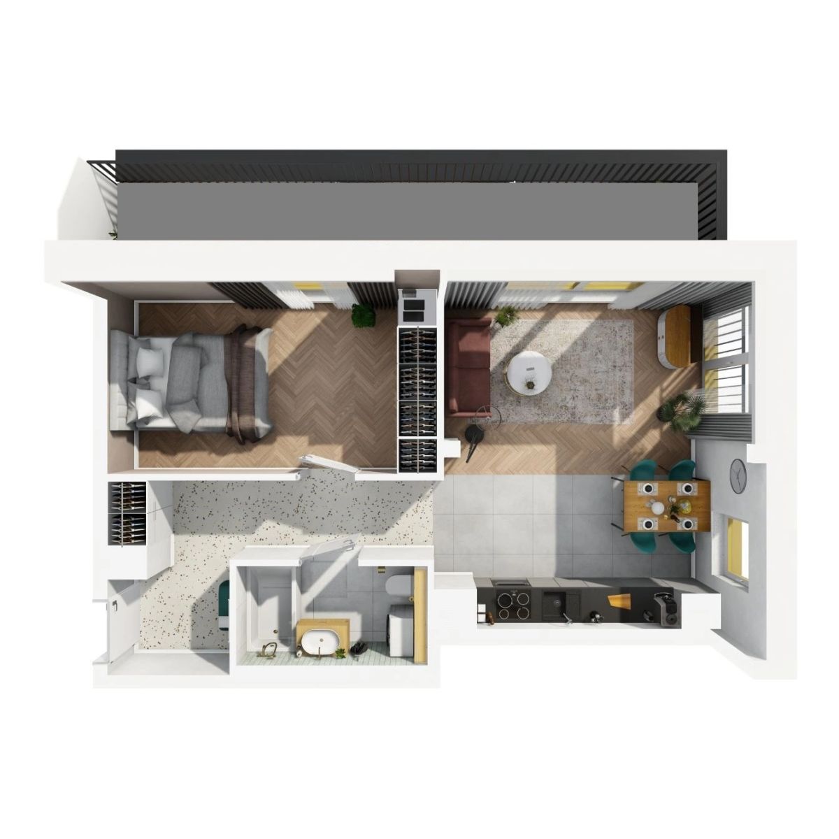 Sprzedam dwupokojowe mieszkanie. 0% prowizji. Wilda - zdjęcie 7