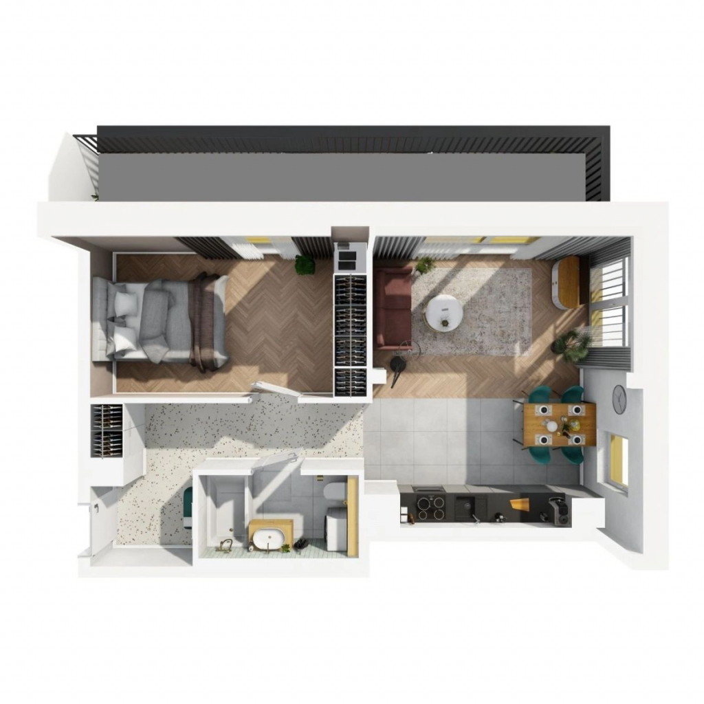 Sprzedam dwupokojowe mieszkanie. 0% prowizji. Wilda - zdjęcie 7