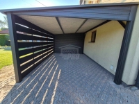 Schowek - domek ogrodowy 3,5x3m - wiata 5m - drzwi  dach rynna GP691 Busko-Zdrój - zdjęcie 5