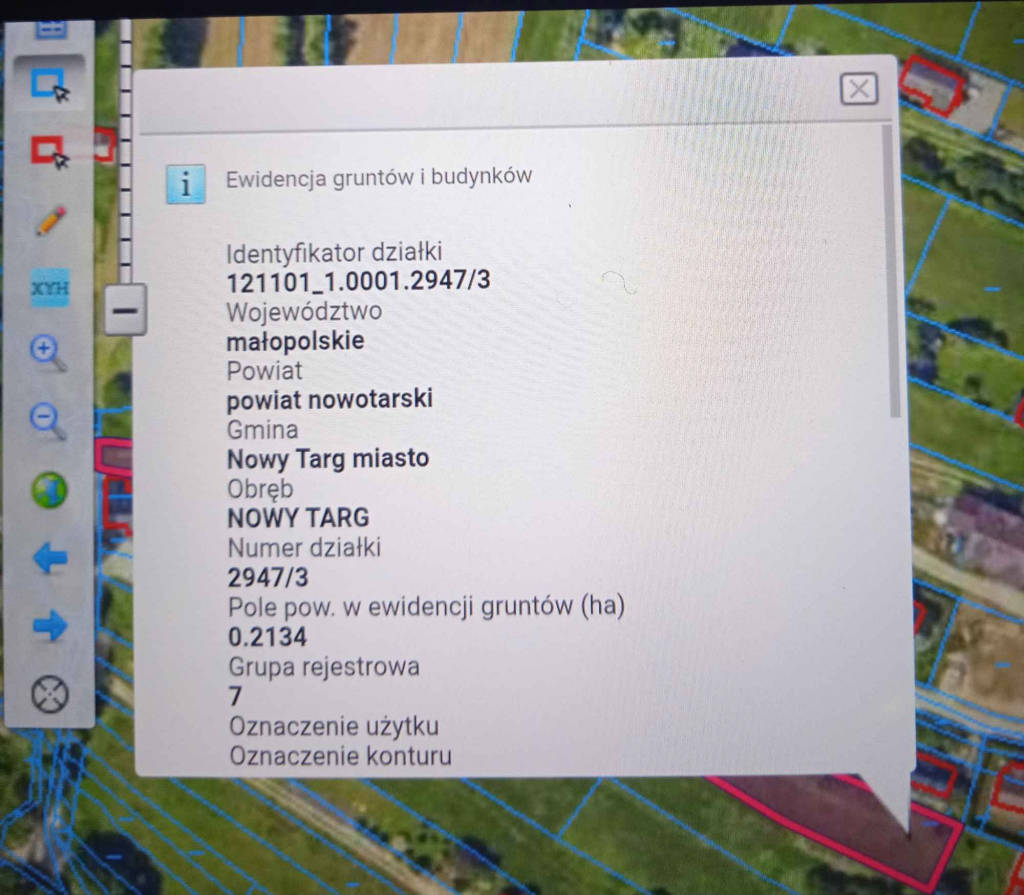 Działka budowlana 21, 34 ara Nowy Targ - zdjęcie 3