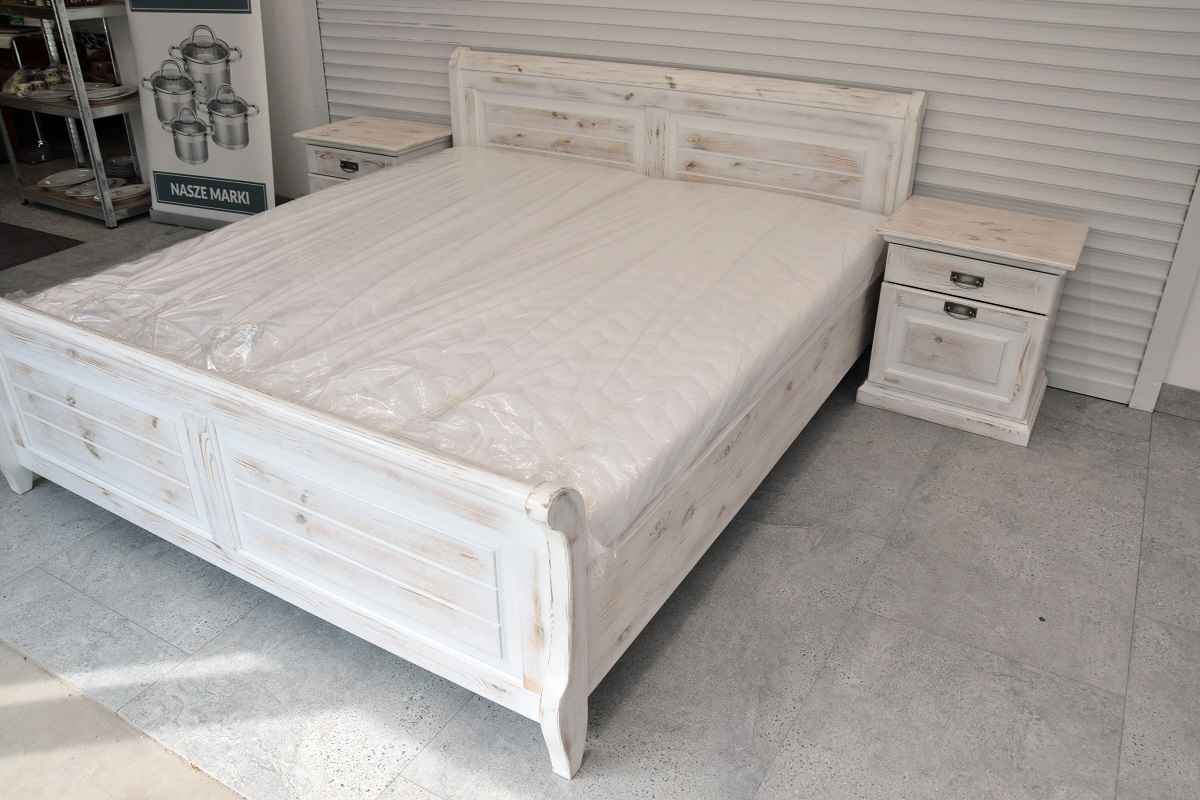 łóżko z materacami i szafkami - komplet jak nowy Olsztyn - zdjęcie 3