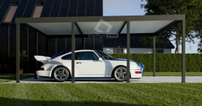CarPort PREMIUM - wiata samochodowa 6x5,5 - antracyt  CP109 Nowogard - zdjęcie 4
