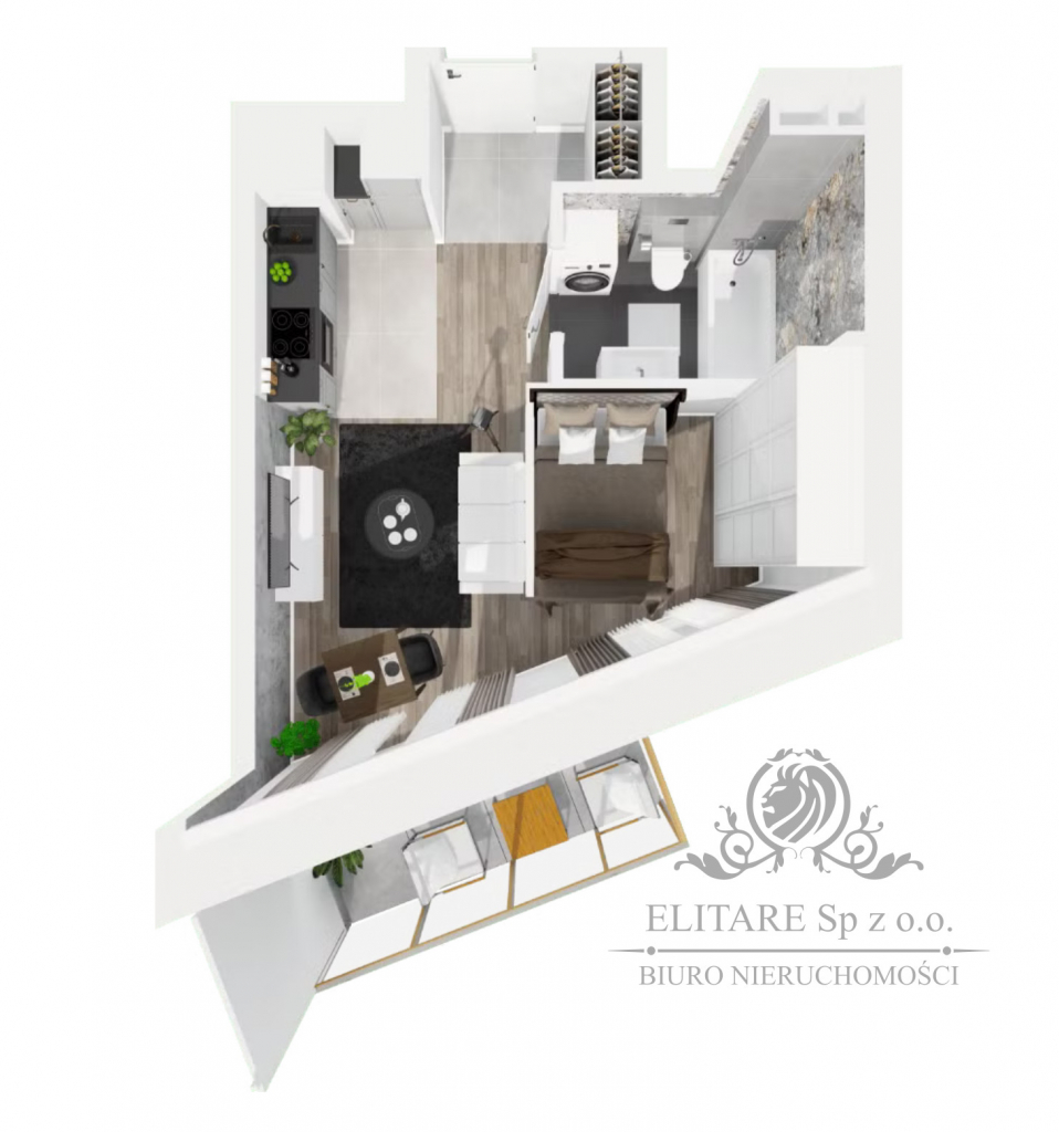 REZERWACJA/Kawalerka 30,50m2 w inwestycji przy Reymonta we Wrocławiu Wrocław - zdjęcie 8