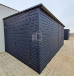 Garaż blaszany 3x7m - Brama dwuskrzydłowa drzwi dach spad w bok ID966 Żary - zdjęcie 4