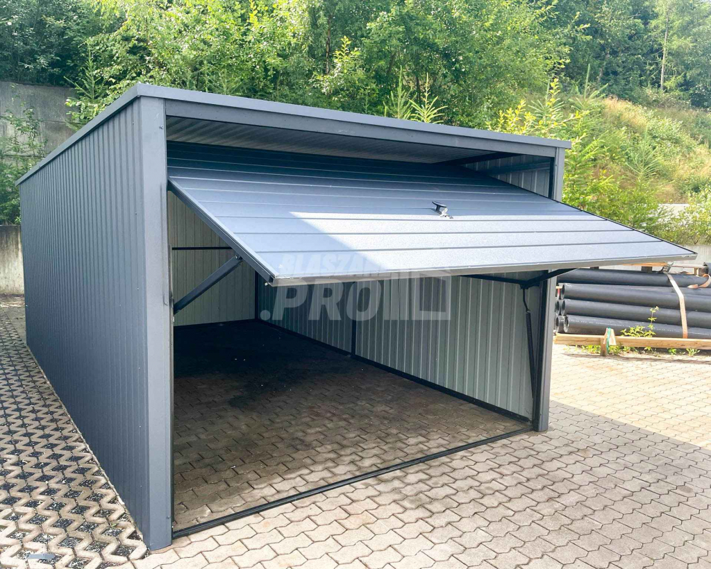 Garaż blaszany 3x6 Brama uchylna  spad w tył GP192 Kalisz - zdjęcie 3