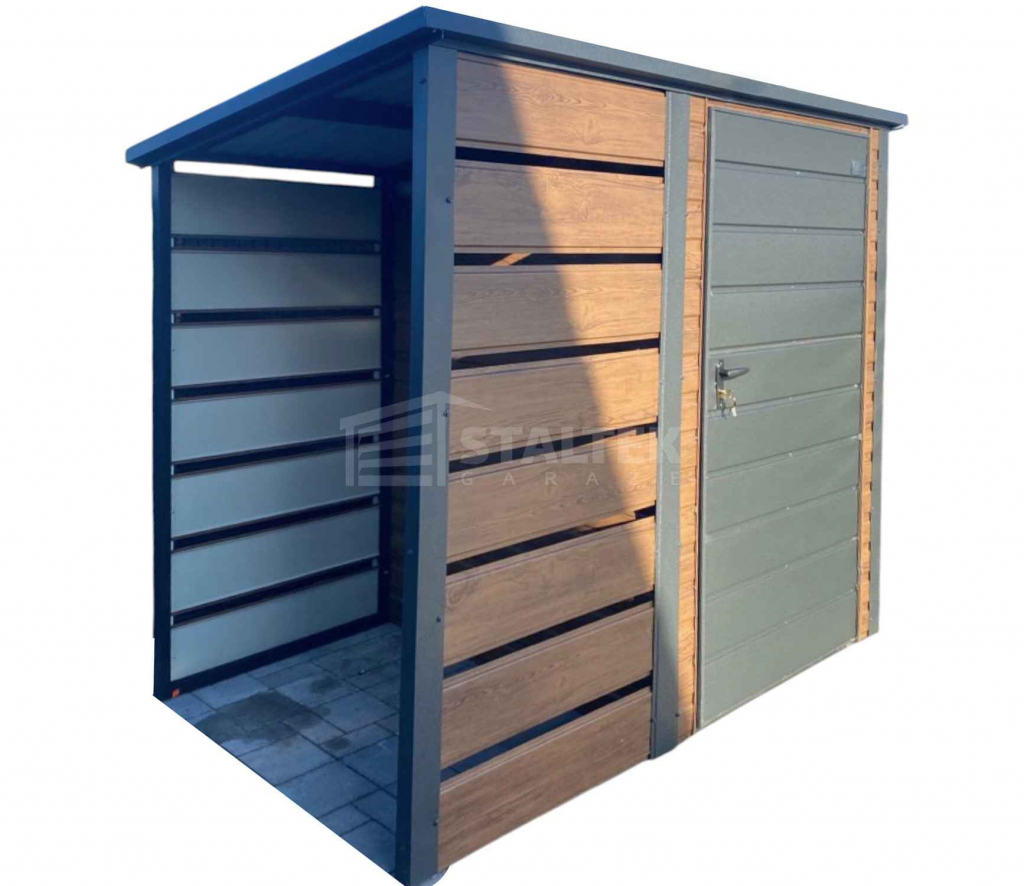 Schowek – domek ogrodowy 1,5×1,5 wiata 1×1,5 drzwi dach  ST236 Czersk - zdjęcie 1