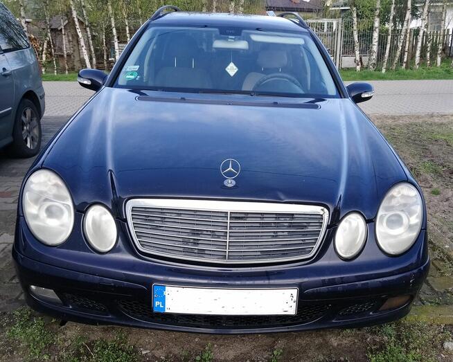 Mercedes E klasa kombi W211 granatowy Leszno - zdjęcie 1
