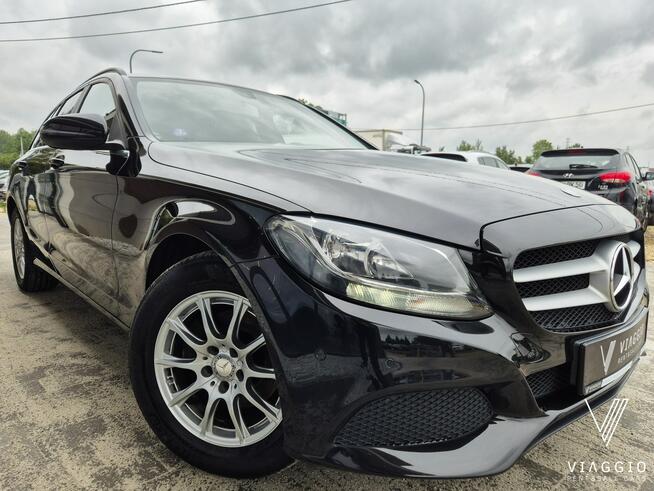Mercedes-Benz C160 130km BENZYNA NAV kamer SKÓRA bezwypadko SERWI 2017 Tychy - zdjęcie 2