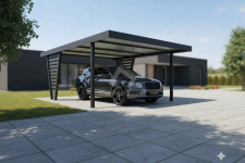 Carport V PREMIUM 4,5x4,5m Wypełnienie panelami Wiata CP158 Tczew - zdjęcie 4