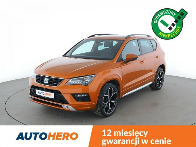 Seat Ateca 4x4 automat skóra full LED navi panorama el. fotele Warszawa - zdjęcie 1