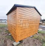 Domek Ogrodowy - Schowek 3x3  drewnopodobny - dach dwuspadowy TKD155 Kłodzko - zdjęcie 6
