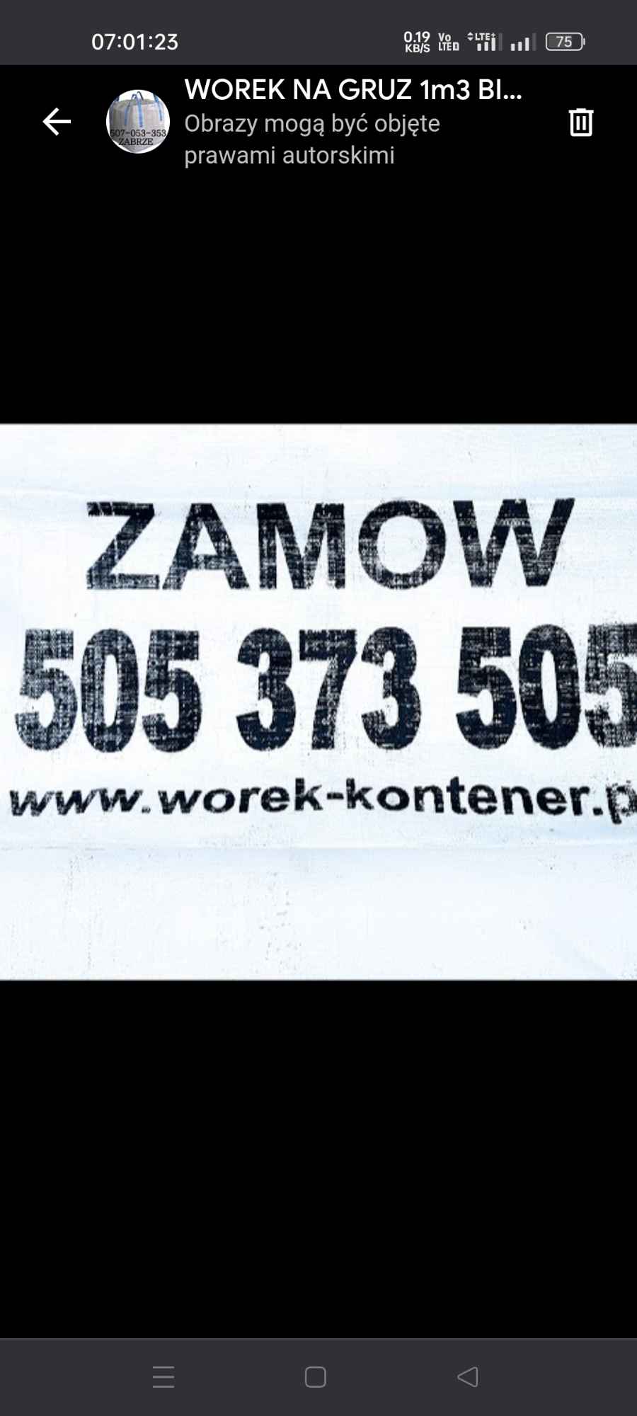 www.worek-kontener.pl wywóz gruzu Worek Big bag Truck-Strefa Sp.Z o.o. Tychy - zdjęcie 2