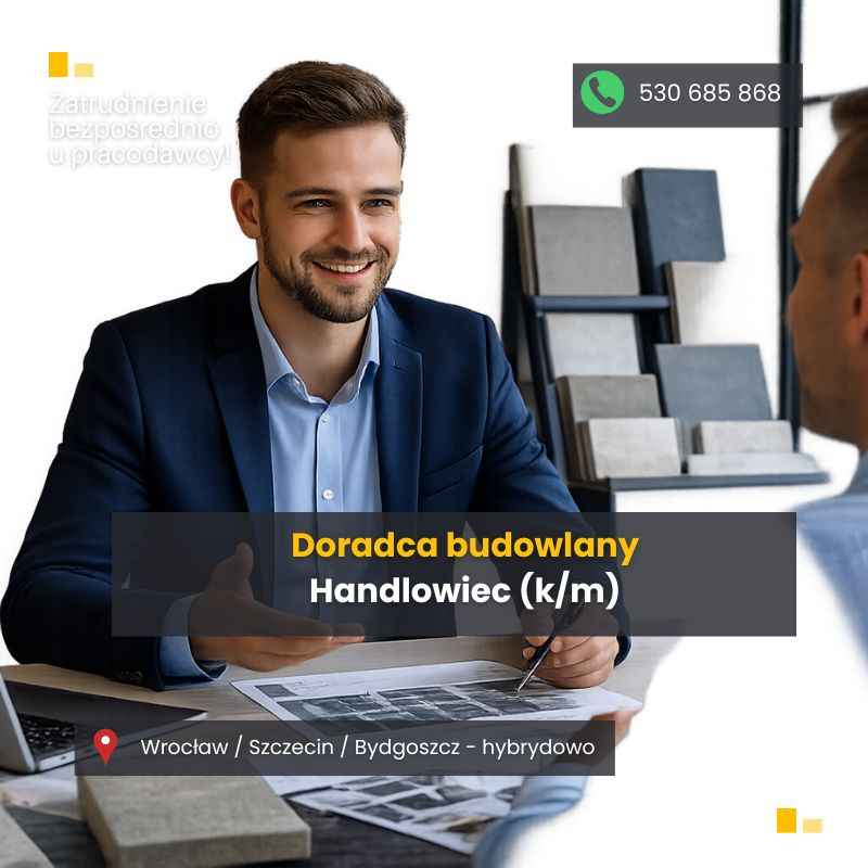Doradca budowlany - Handlowiec (m/k) Szczecin - zdjęcie 1