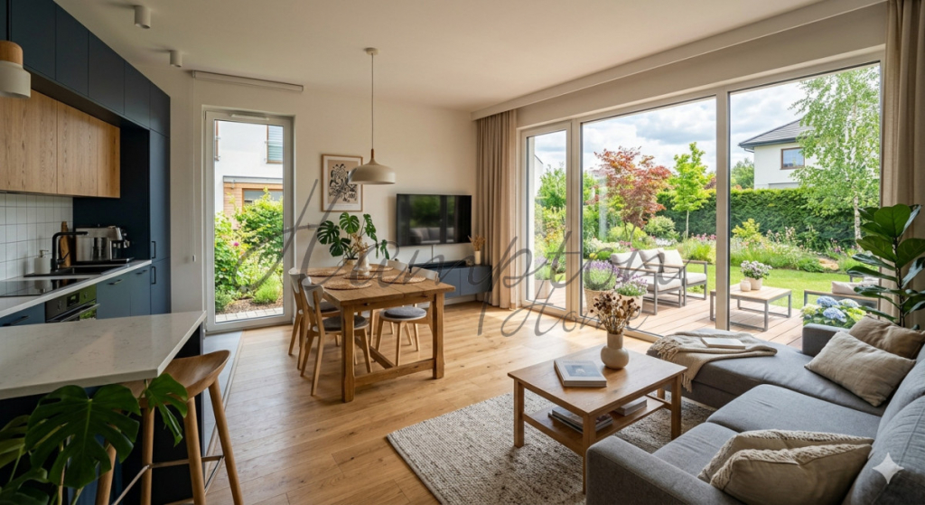 Nowoczesny segment 82,80 m² | 4 Pokoje | Ogród Wawer - zdjęcie 1