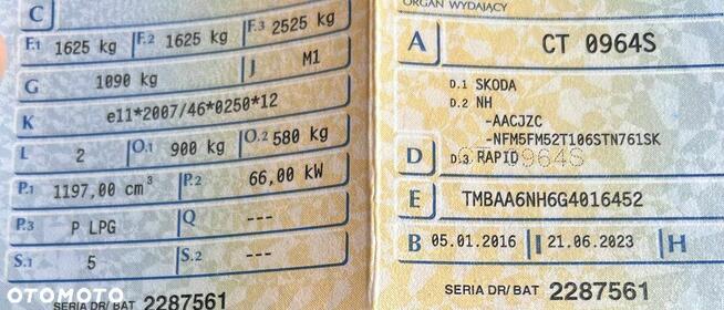 Skoda RAPID 1.2 TSI Active Bydgoszcz - zdjęcie 6