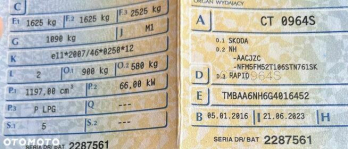 Skoda RAPID 1.2 TSI Active Bydgoszcz - zdjęcie 6