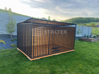 Kojec dla Psów 3x2 - Zabudowa Drewnem - drewniana podłoga ST125 Nowa Huta - zdjęcie 3