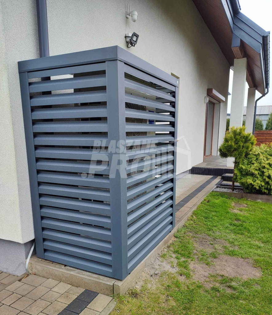 Osłona pompy ciepła 90x70x190 cm  antracyt GP327 Żary - zdjęcie 3