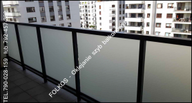 Folie na balkon Tarchomin - Ceramiczna, Mehoffera, Płużnicka, Odkryta. Białołęka - zdjęcie 4