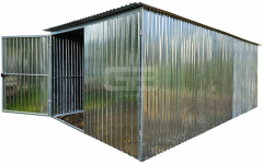 Garaż 3×5 m blaszany II gat konstrukcja wolnostojąca – na budowe GB110