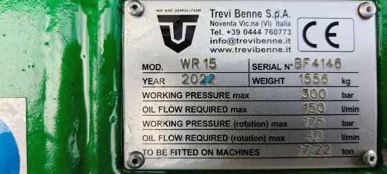 Szczęki Do Ścinania Drzew - TREVI BENNE WR15 Stargard - zdjęcie 4