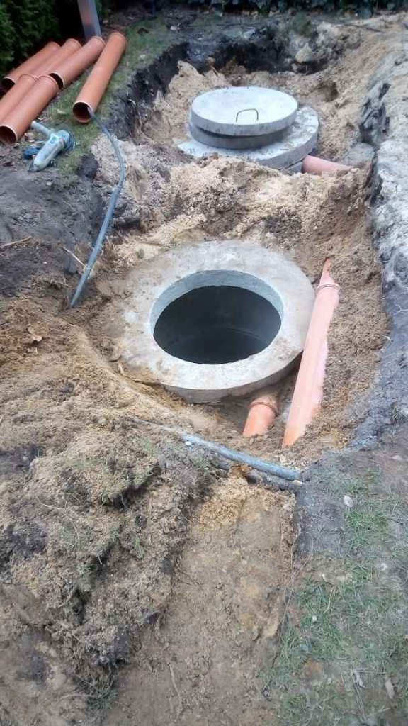 Studnie chłonne, Kanały Deszczowe, Szamba, Odprowadzenie Wody z rynien Wawer - zdjęcie 1