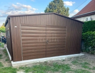 Garaż blaszany 5x6 m - brama drzwi 5x okno rynny dach TS1309 Kłodzko - zdjęcie 5