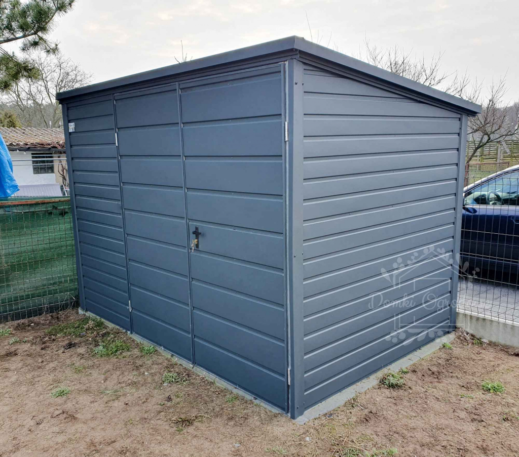 Domek Ogrodowy - Schowek 2,5x2 - brama dwuskrzydłowa - Antracyt  ID537 Niepołomice - zdjęcie 2