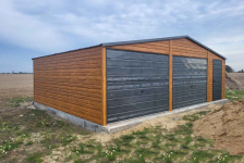 Garaż Blaszany 8x6 dwustanowiskowy drewnopodobny FILC GRATIS Śródmieście - zdjęcie 3