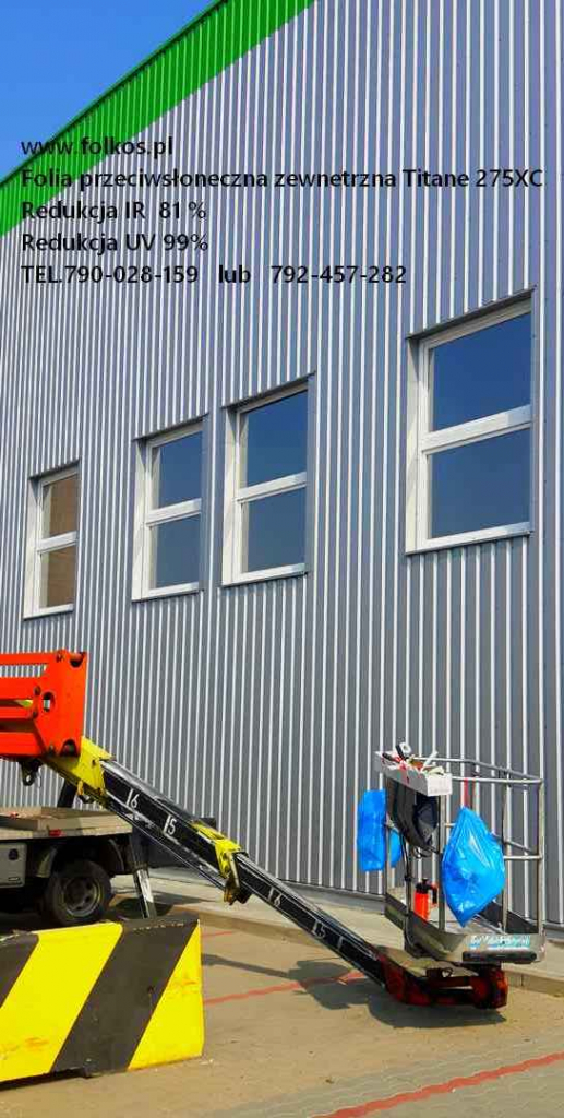 Folia przeciwsłoneczna zewnetrzna Titane 275XC Warszawa Oklejanie Białołęka - zdjęcie 3
